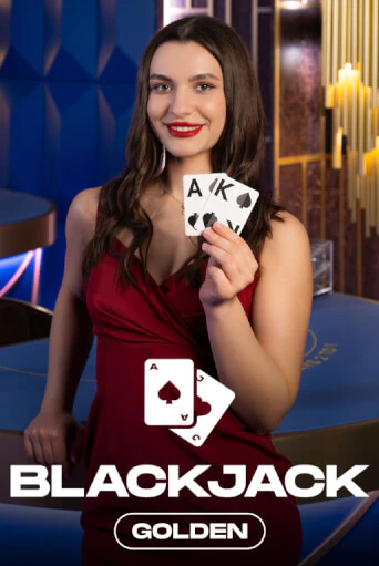 Live blackjack tile with a dealer holding an ace and a king