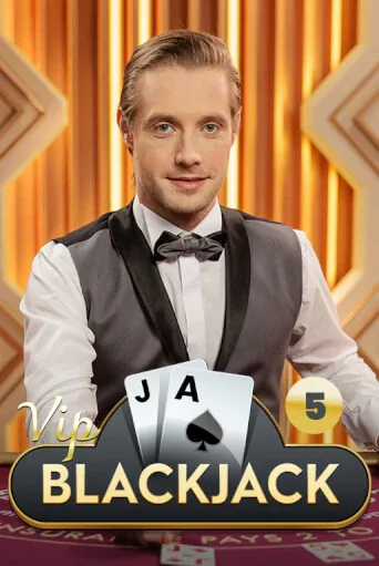 Live blackjack tile with a dealer holding a jack and an ace