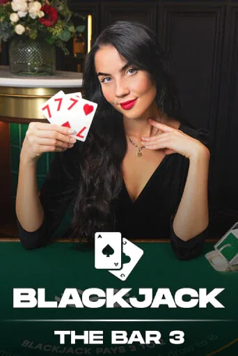 Live blackjack tile with a dealer showing three sevens