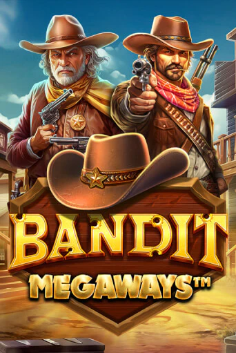 Western pokie tile with two outlaws under wide-brimmed hats