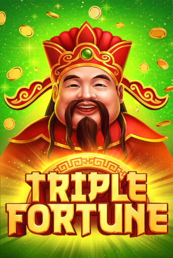 Oriental pokie tile with a smiling fortune figure and gold coins