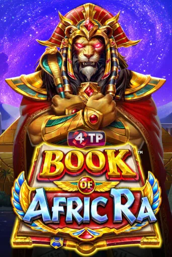 Pokie tile with a golden lion pharaoh in a starry Egyptian scene